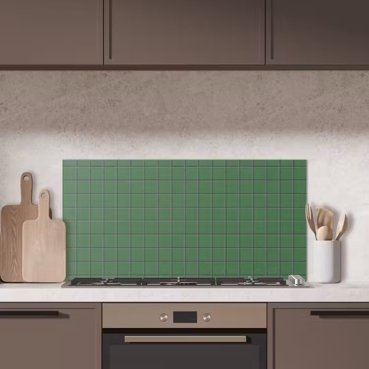 Patroon - Tegels - Groen keuken achterwand spatscherm middel 899 -sfeer2