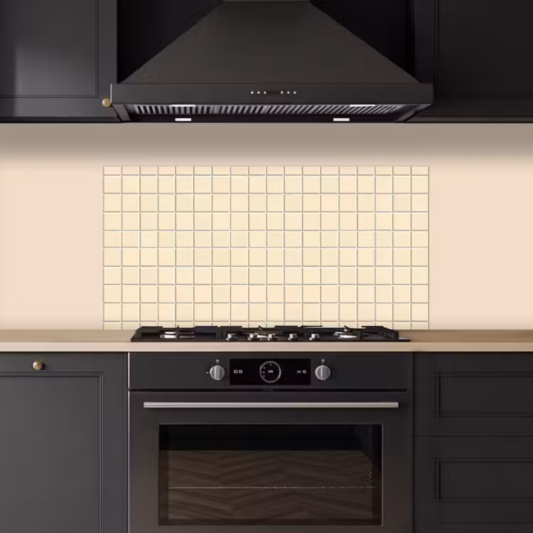 Patroon - Tegels - Gebroken - Wit keuken achterwand spatscherm middel 899 -sfeer1