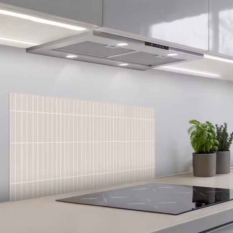 Patroon - Tegels - Zand keuken achterwand spatscherm middel 899 -3d_schuin