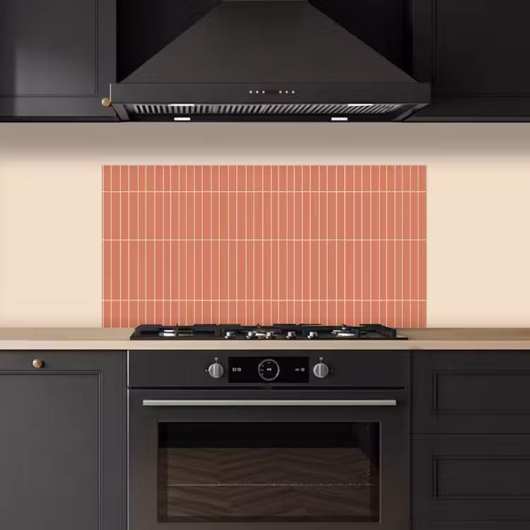 Patroon - Tegels - Terracotta keuken achterwand spatscherm middel 899 -sfeer1