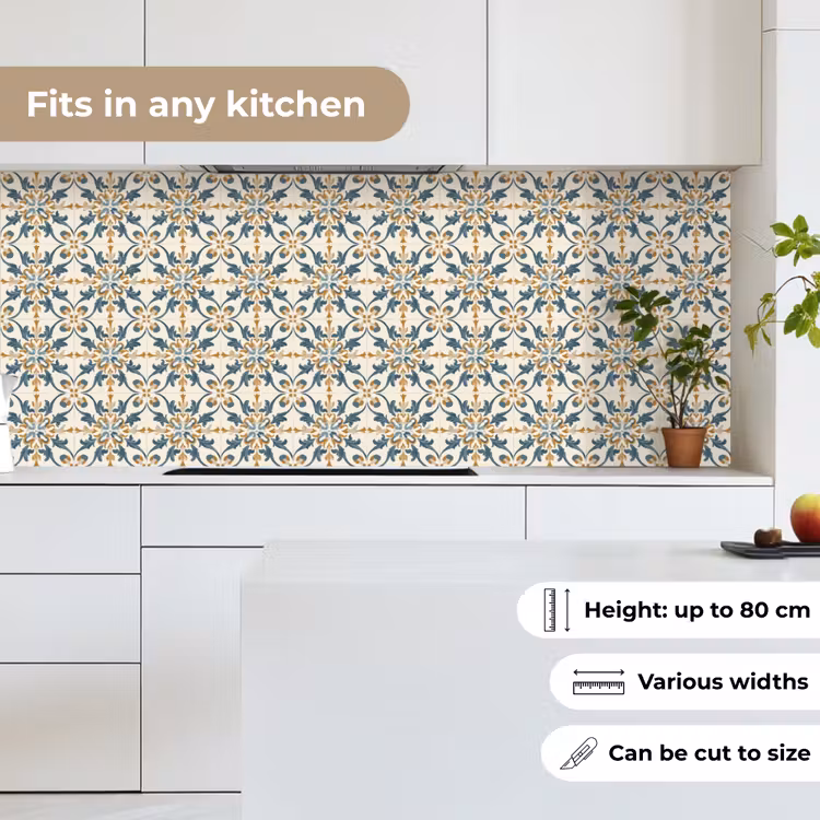 Patroon - Klassiek - Kleurrijk keuken achterwand 2 middel 871 -sfeer4_UK