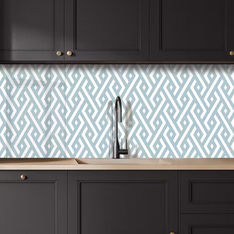 Patronen - Abstract - Geometrie keuken achterwand 2 middel 871 -sfeer1