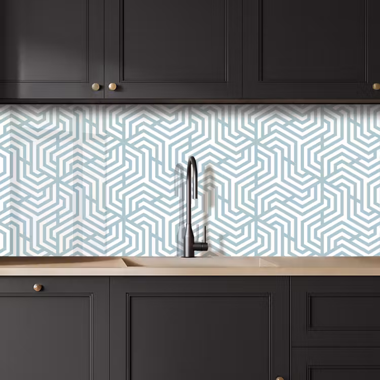 Patronen - Abstract - Driehoek - Geometrie keuken achterwand 2 middel 871 -sfeer1
