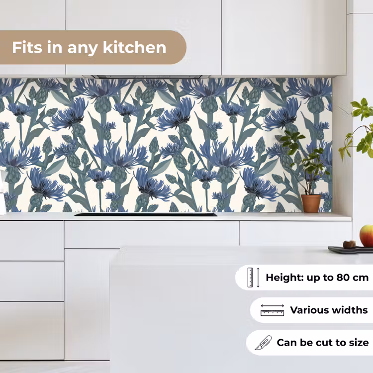 Patronen - Korenbloem - Natuur - Plant keuken achterwand 2 middel 871 -sfeer4_UK