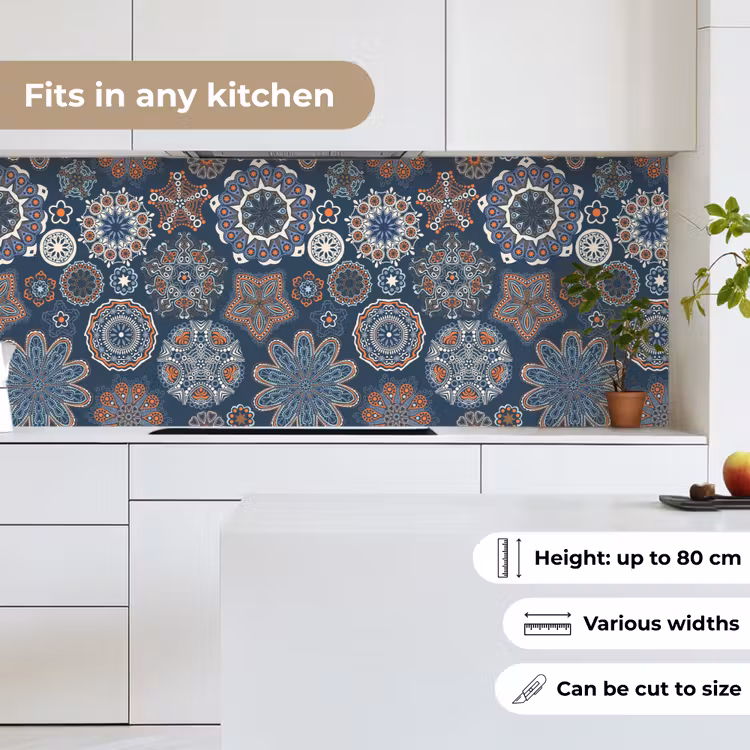 Patronen - Ornament - Versiering keuken achterwand 2 middel 871 -sfeer4_UK