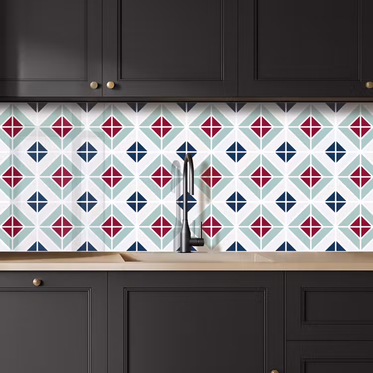 Patronen - Tegel - Abstract keuken achterwand 2 middel 871 -sfeer1