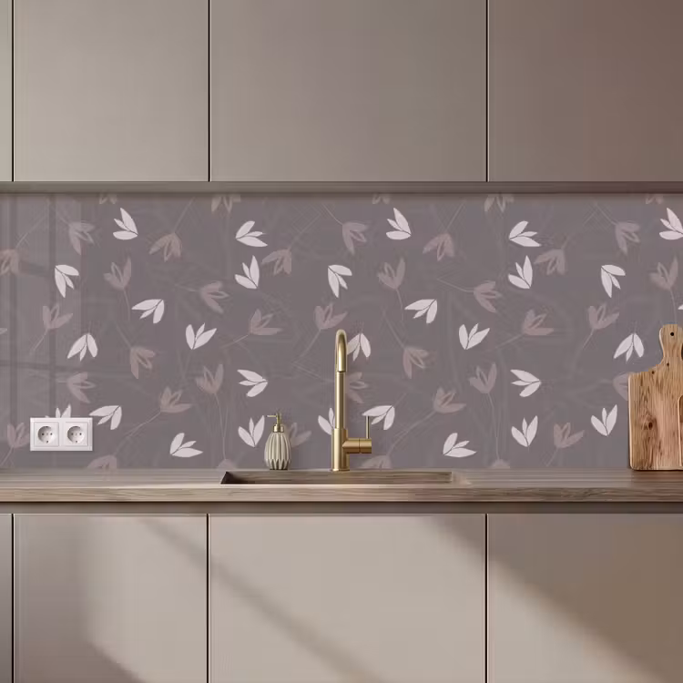Patronen - Tulpen - Minimalistisch keuken achterwand 2 middel 871 zz_3dshopping