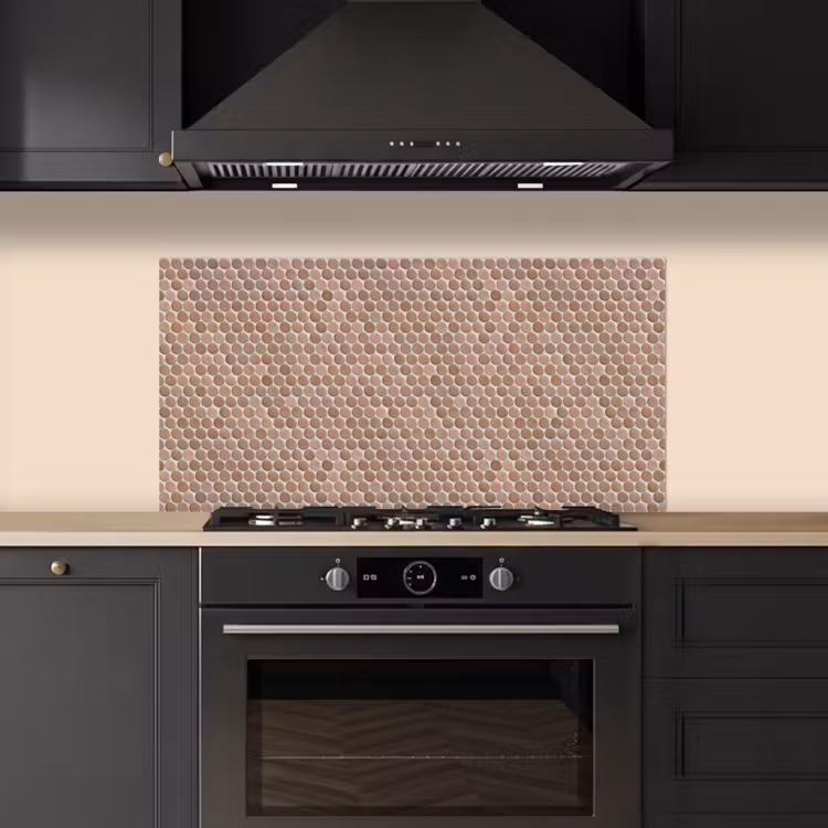 Penny - Mozaïek - Oudroze - Terracotta keuken achterwand spatscherm middel 899 -sfeer1