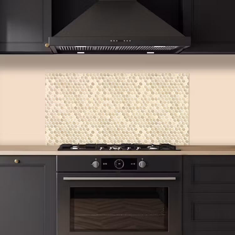Penny - Mozaïek - Zand keuken achterwand spatscherm middel 899 -sfeer1