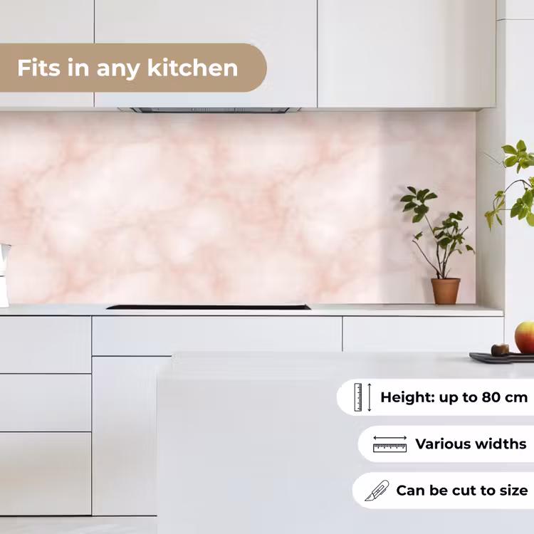 Roze - Marmer - Crème keuken achterwand 2 middel 871 -sfeer4_UK