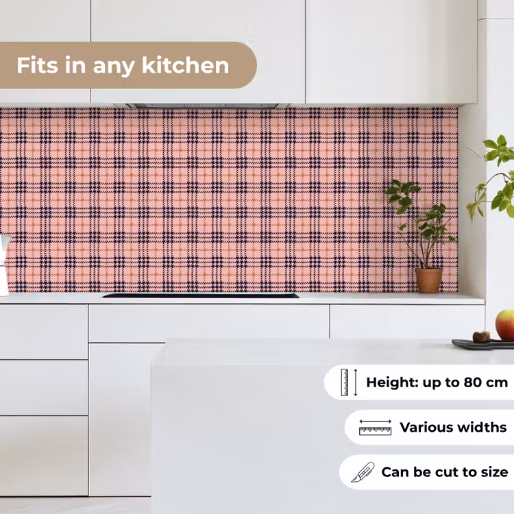 Plaid - Patroon - Schotse - Roze keuken achterwand 2 middel 871 -sfeer4_UK