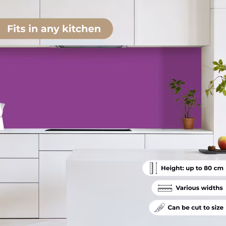 Paars - Kleuren - Effen keuken achterwand 2 middel 871 -sfeer4_UK