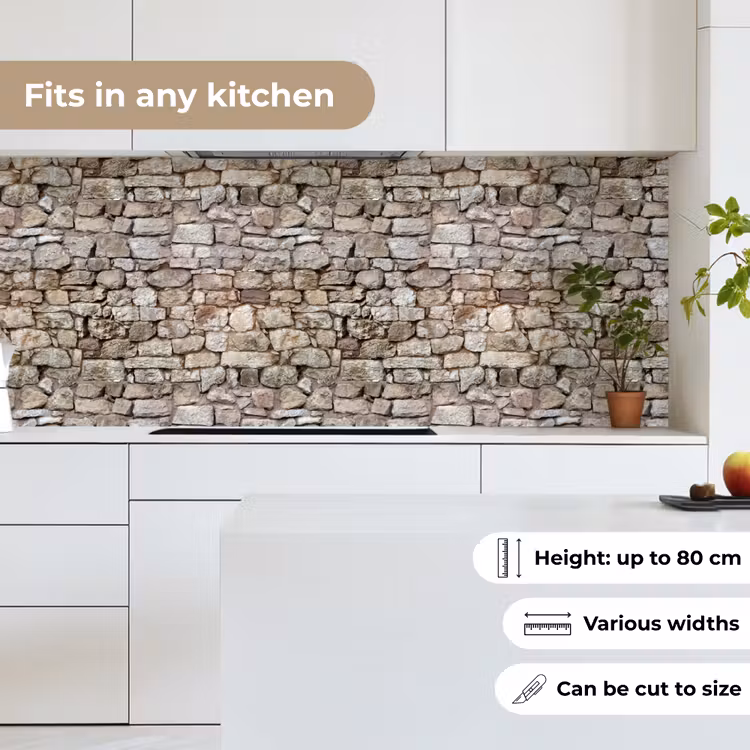 Ruw - Stenen - Muur - Natuurstenen keuken achterwand 2 middel 871 -sfeer4_UK