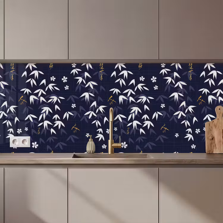 Sakura - Bloesem - Patroon - Japan keuken achterwand 2 middel 871 zz_3dshopping