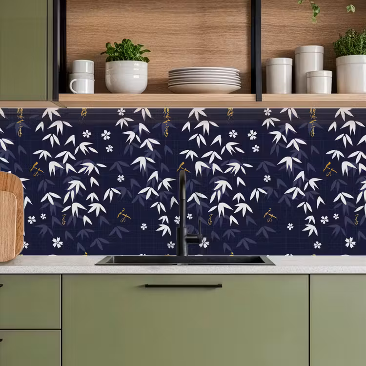 Sakura - Bloesem - Patroon - Japan keuken achterwand 2 middel 871 -sfeer3
