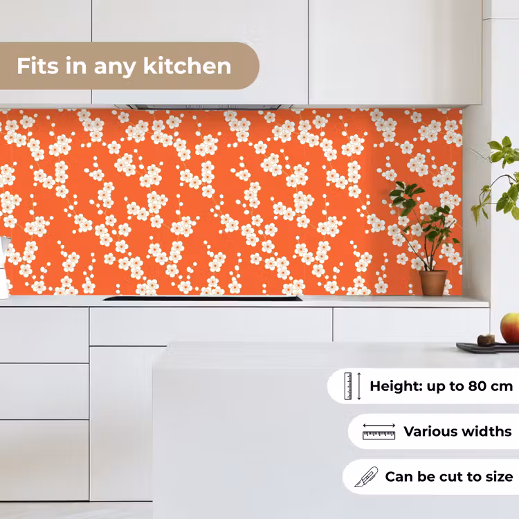Sakura - Bloemen - Patroon - Japan keuken achterwand 2 middel 871 -sfeer4_UK
