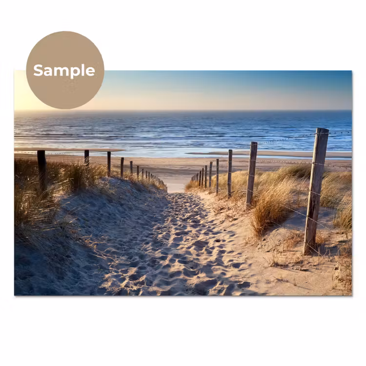 Zand - Strand - Duin - Zee - Zomer keuken achterwand sample klein -3d_EN