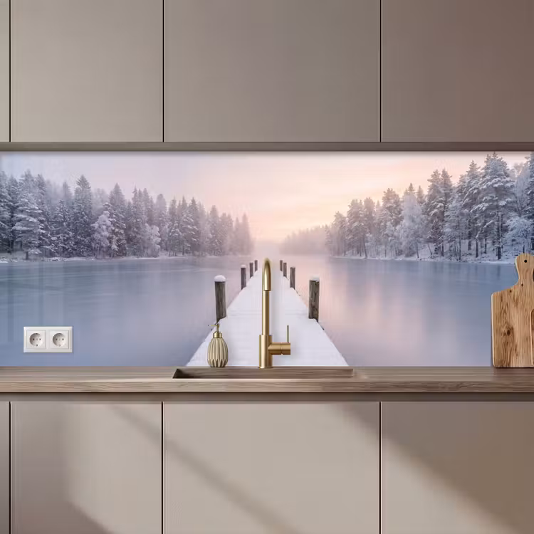 Steiger - Meer - Mist - Winter - Serene keuken achterwand 2 middel zz_3dshopping