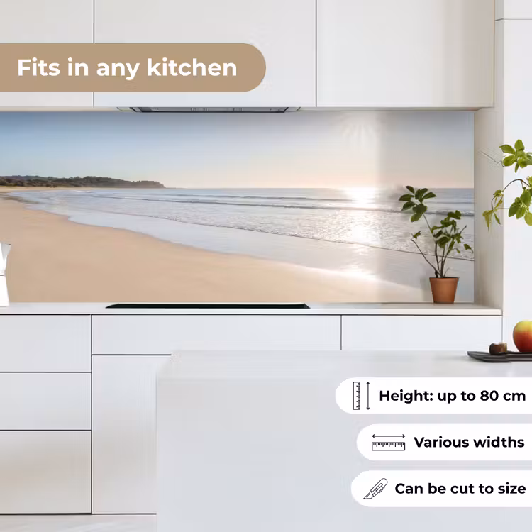 Zee - Zon - Zand keuken achterwand 2 middel -sfeer4_UK