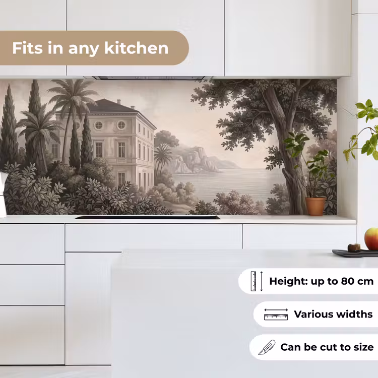 Zee - Villa - Beige keuken achterwand 2 middel -sfeer4_UK