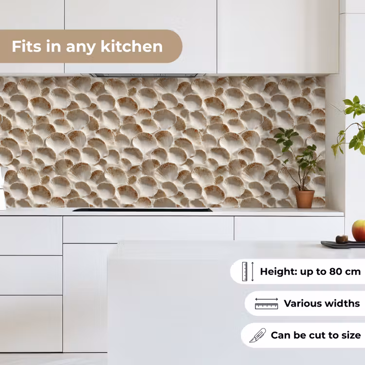 Schelpen - Waaiervorm - Wit keuken achterwand 2 middel 871 -sfeer4_UK