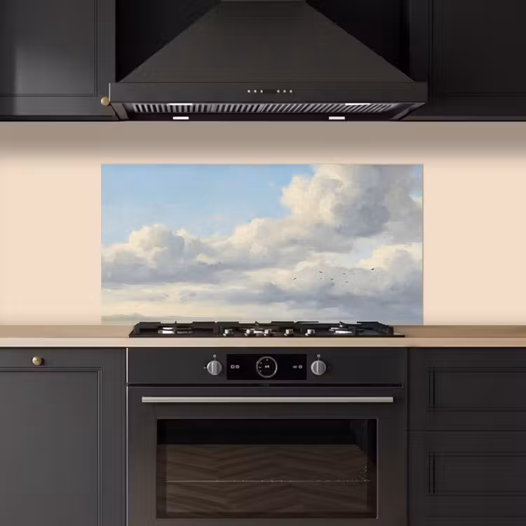 Lucht - Wolken - Natuur - Klassiek - Blauw keuken achterwand spatscherm middel -sfeer1