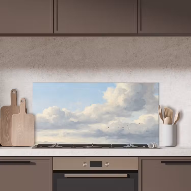 Lucht - Wolken - Natuur - Klassiek - Blauw keuken achterwand spatscherm middel -sfeer2