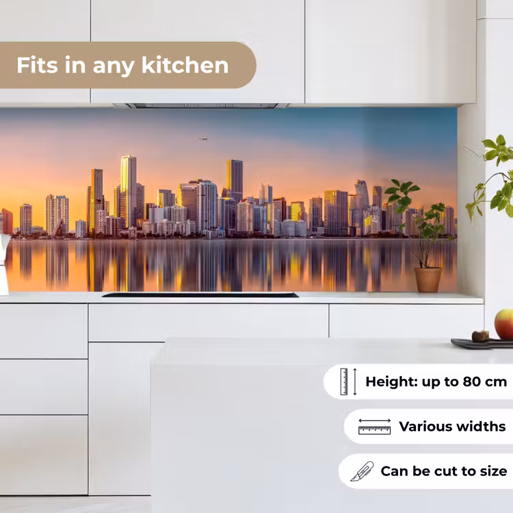 Skyline - Gebouwen - Steden keuken achterwand 2 middel -sfeer4_UK