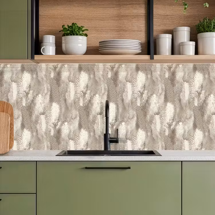 Slang - Textuur - Zand keuken achterwand 2 middel 871 -sfeer3