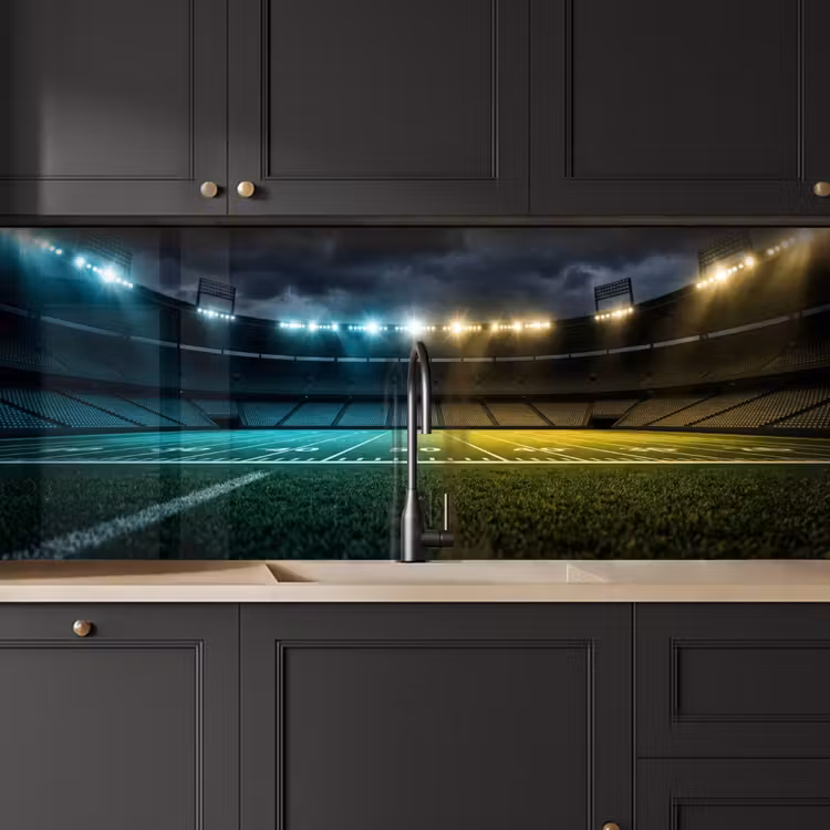 Voetbal - Stadion - Nacht - Modern keuken achterwand 2 middel -sfeer1