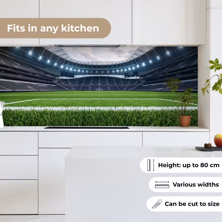 Voetbal - Stadion - Sport - Groen keuken achterwand 2 middel -sfeer4_UK