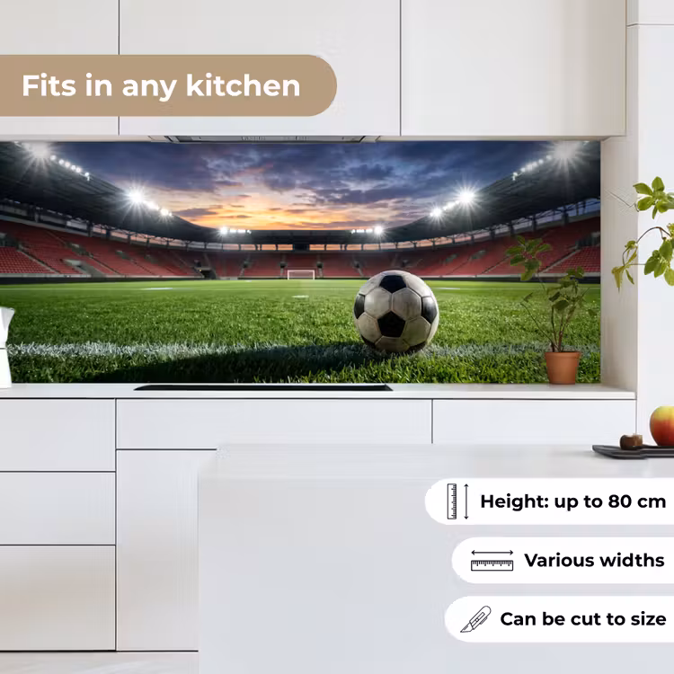 Voetbal - Stadion - Sport - Groen keuken achterwand 2 middel -sfeer4_UK
