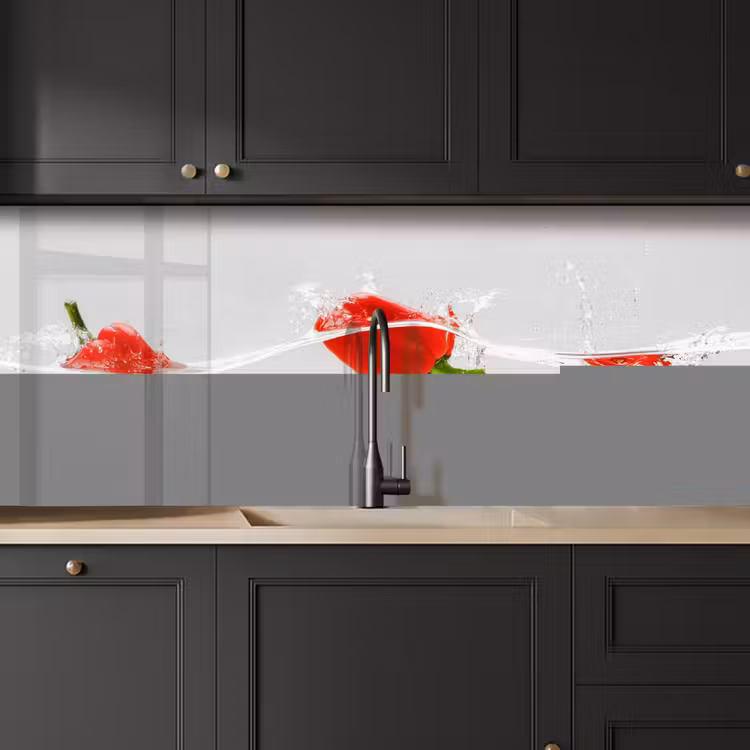Splash - Groente - Rood keuken achterwand 2 middel -sfeer1