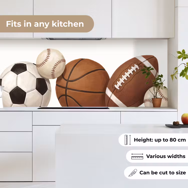 Sport - Ballen - Illustratie keuken achterwand 2 middel -sfeer4_UK