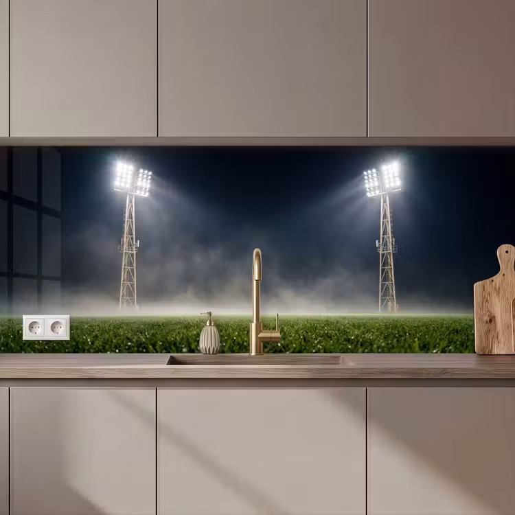 Stadion - Lichtmast - Sport - Nacht keuken achterwand 2 middel zz_3dshopping