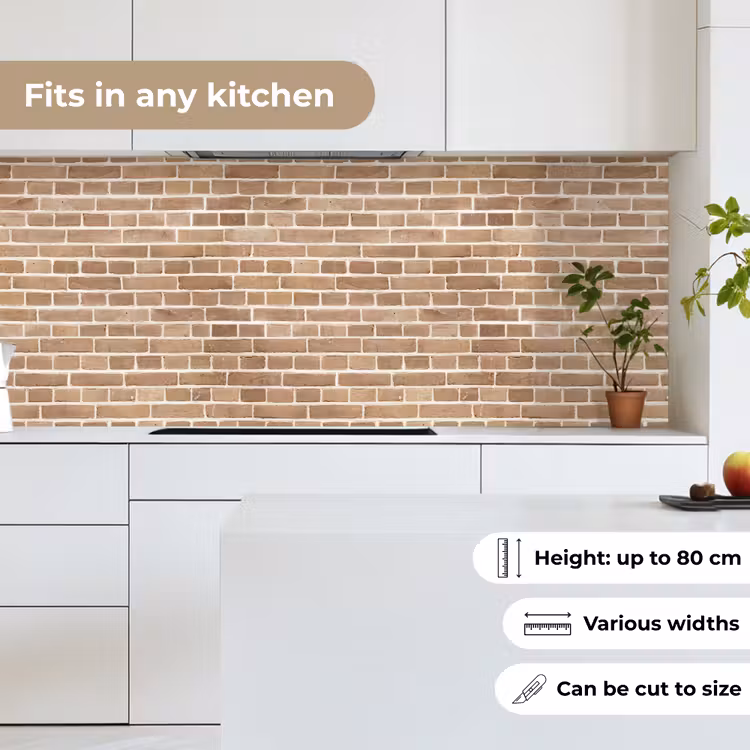 Stenen - Bruin - Licht - Patroon keuken achterwand 2 middel 871 -sfeer4_UK