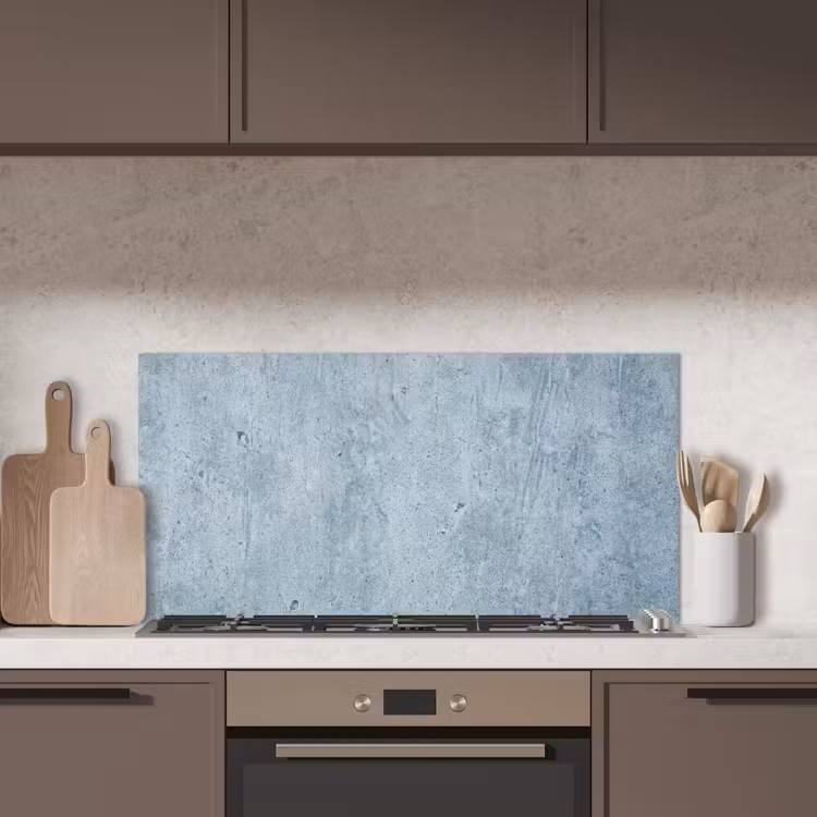 Oppervlak - Ruw - Abstract - Modern - Grijs keuken achterwand spatscherm middel -sfeer2