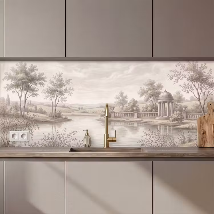 Terras - Water - Natuur - Landschap keuken achterwand 2 middel zz_3dshopping