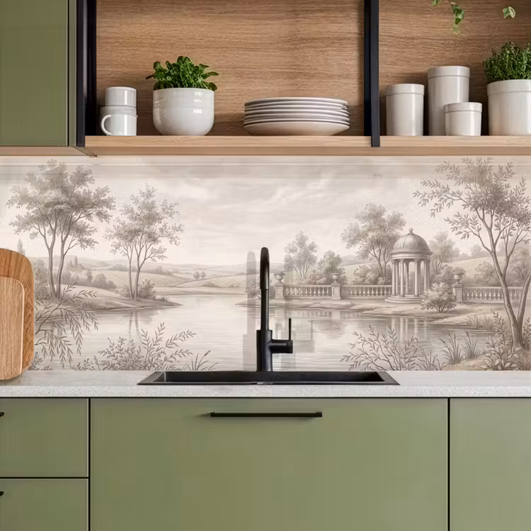 Terras - Water - Natuur - Landschap keuken achterwand 2 middel -sfeer3