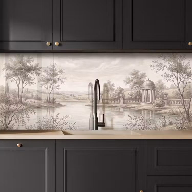 Terras - Water - Natuur - Landschap keuken achterwand 2 middel -sfeer1