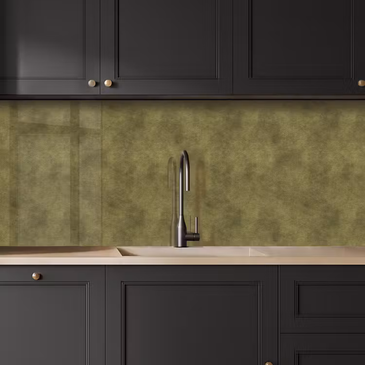 Textuur - Abstract - Groen keuken achterwand 2 middel 871 -sfeer1