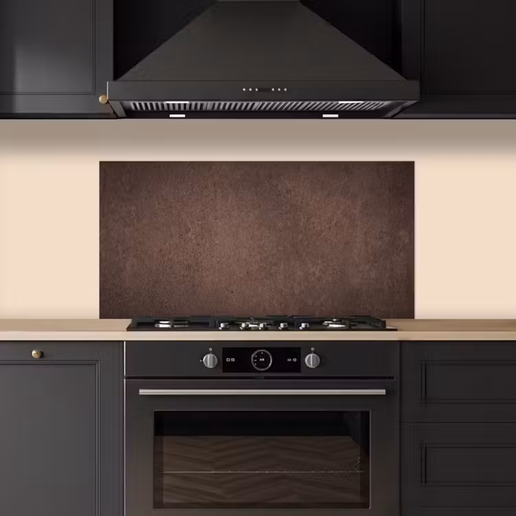 Textuur - Beton - Abstract - Donker - Bruin keuken achterwand spatscherm middel -sfeer1