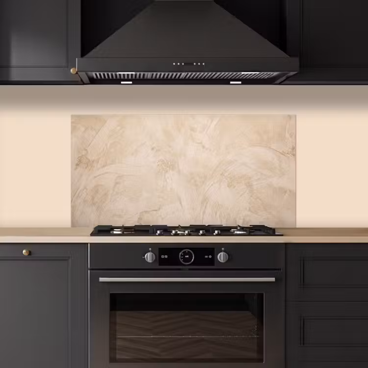 Textuur - Patroon - Abstract - Modern - Beige keuken achterwand spatscherm middel -sfeer1