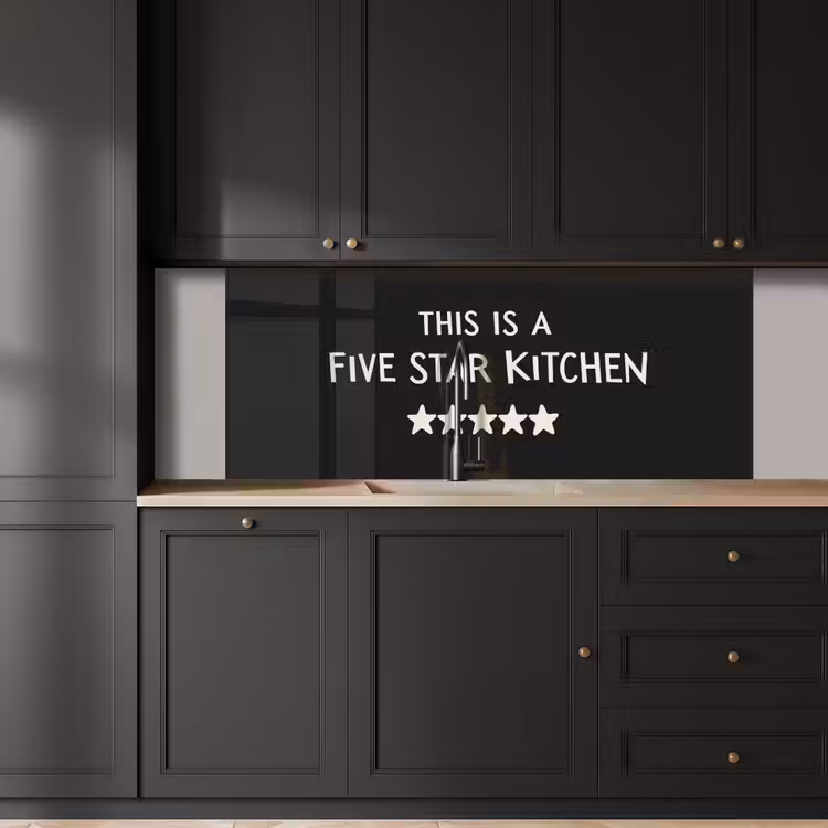 This is a five star kitchen keuken achterwand 2 middel -sfeer1