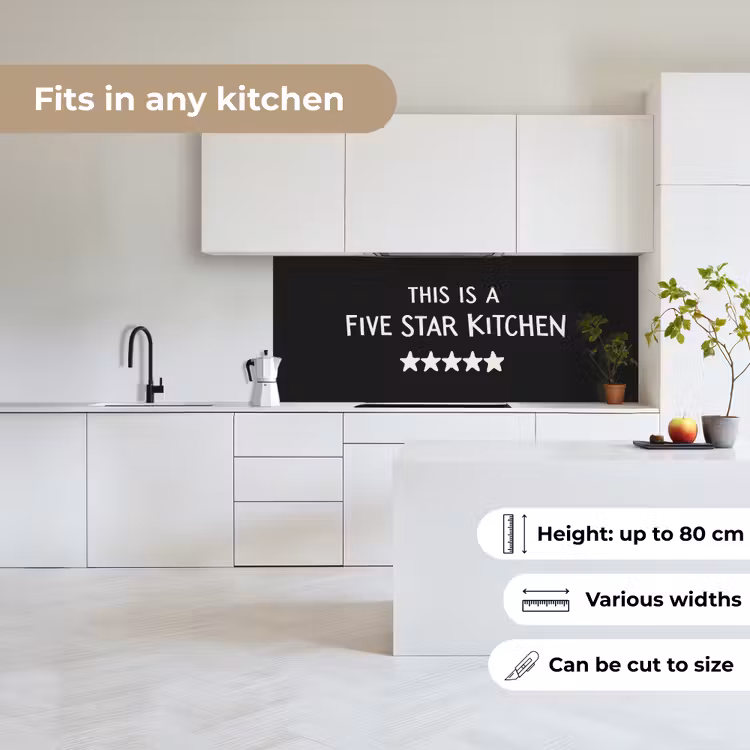 This is a five star kitchen keuken achterwand 2 middel -sfeer4_UK