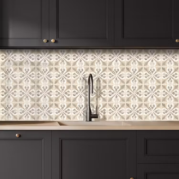 Tegel - Motief - Beige keuken achterwand 2 middel 871 -sfeer1