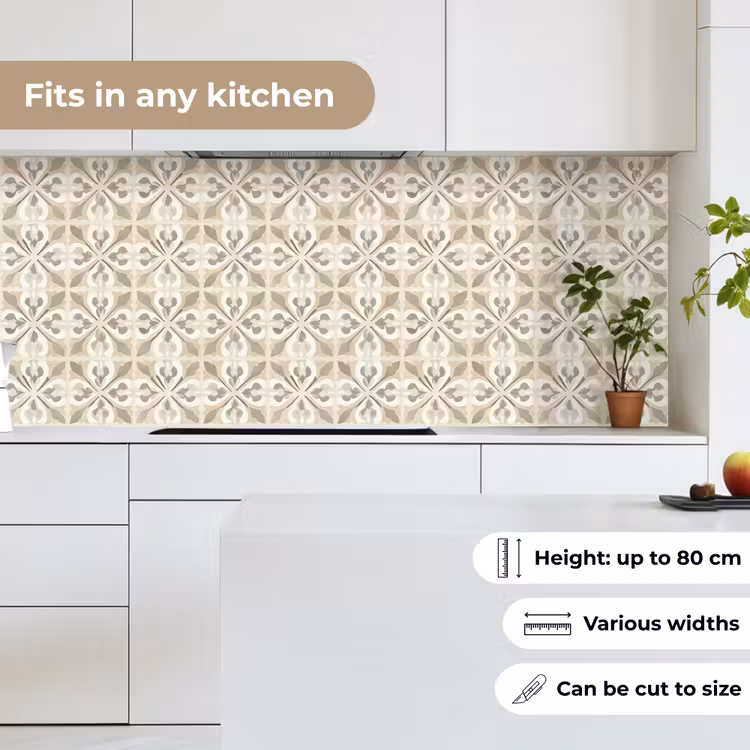 Tegel - Motief - Beige keuken achterwand 2 middel 871 -sfeer4_UK