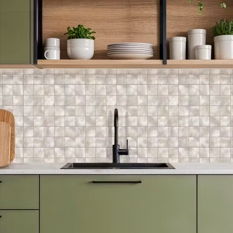 Tegels - Natuurlijk - Grijs keuken achterwand 2 middel 871 -sfeer3