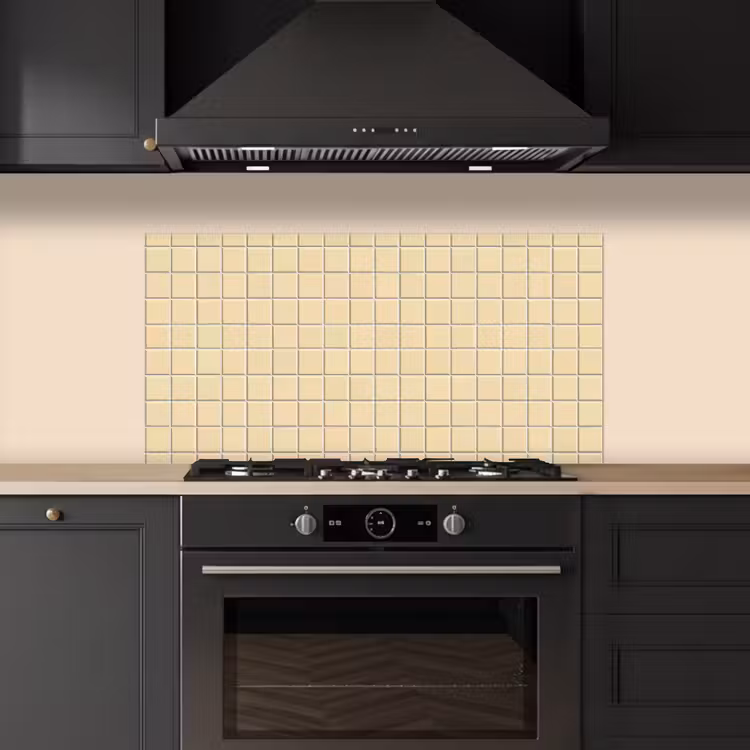 Tegels - Patroon - Crème keuken achterwand spatscherm middel 899 -sfeer1