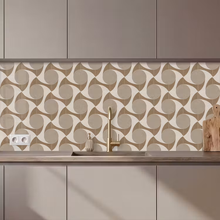 Tijdloos - Evenwicht - Beige - Taupe keuken achterwand 2 middel 871 zz_3dshopping